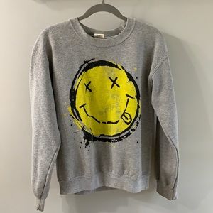 Light Gray Nirvana Pullover